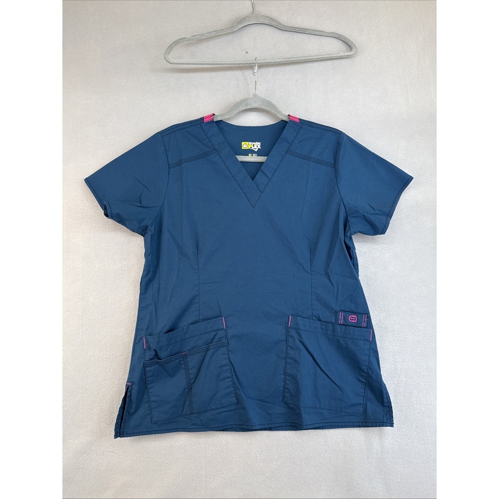 Wonderwink Wonder Flex Scrub Top Size Medium